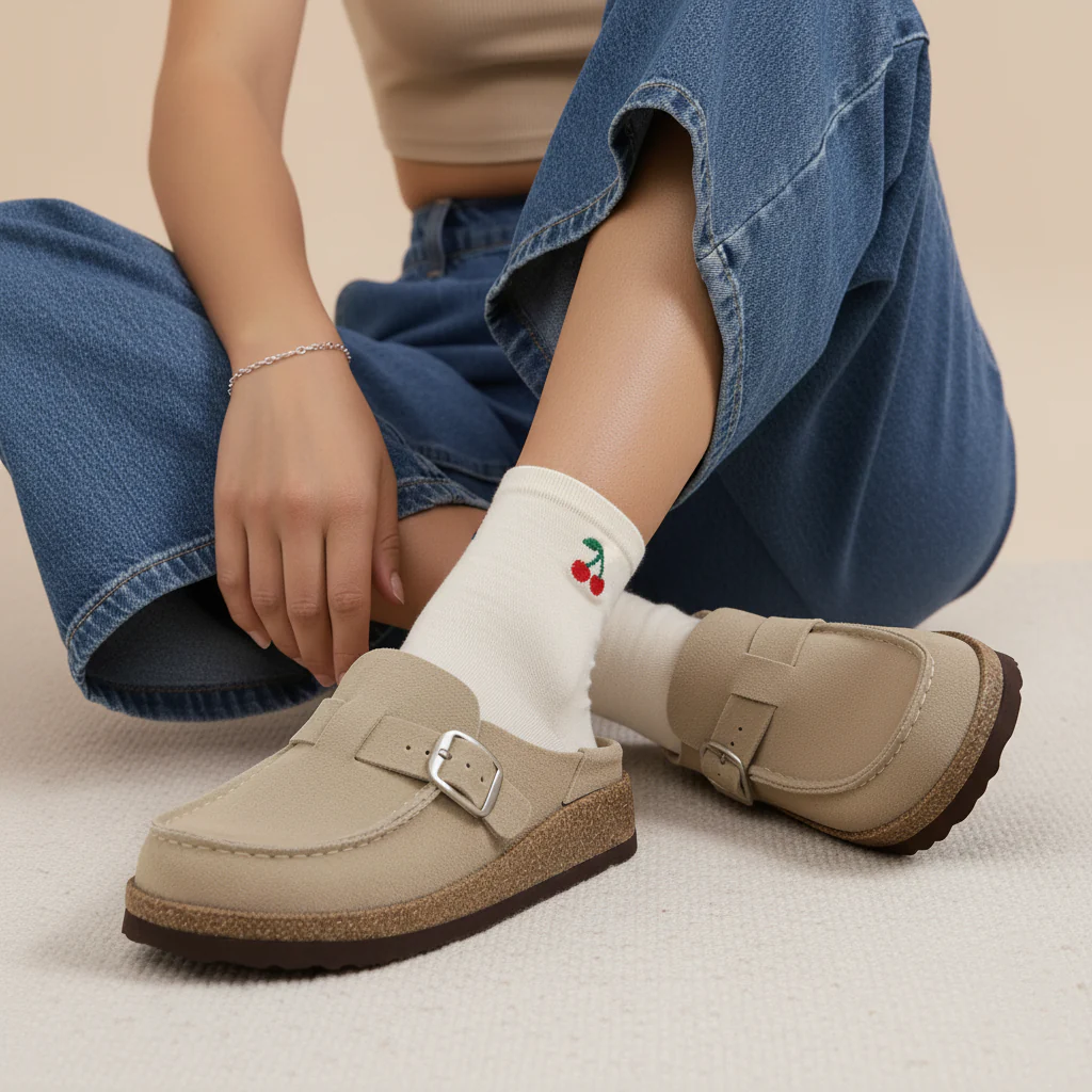 Hobby Suede Clogs - Image 10