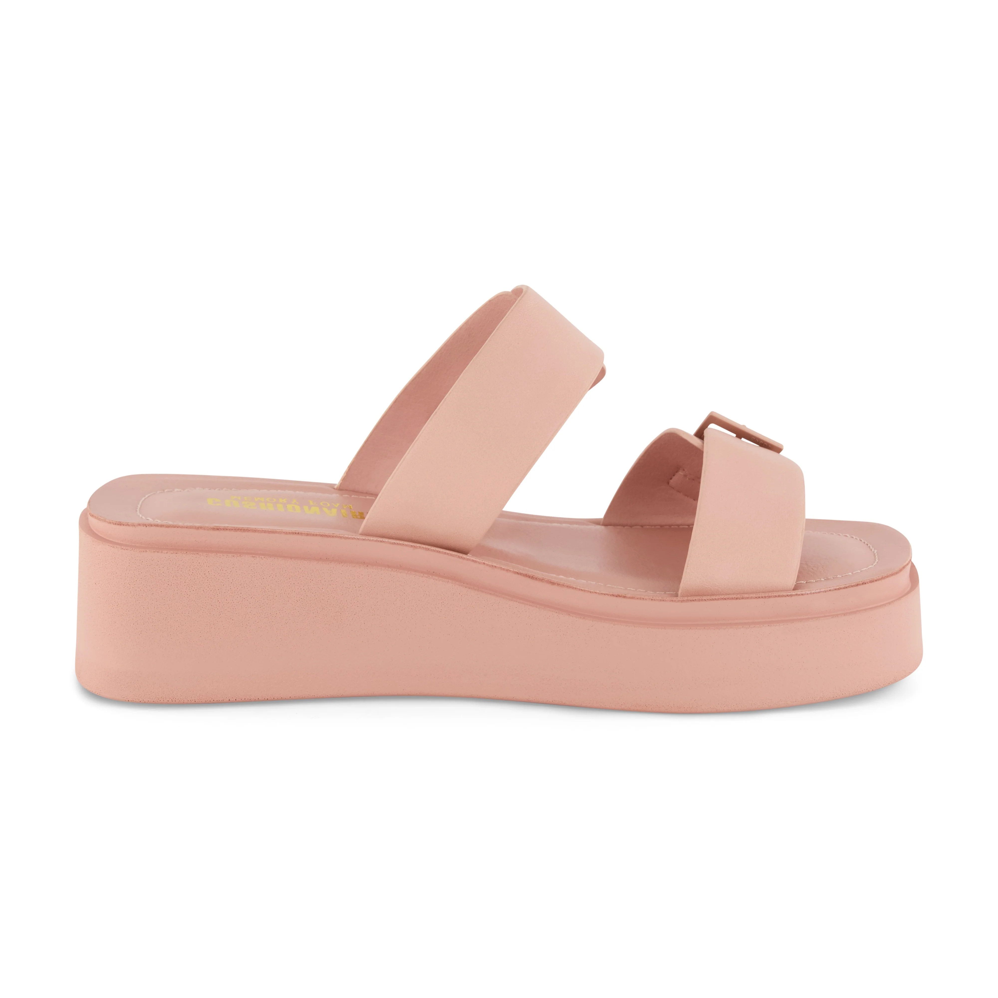 Planet Two Band Platform Sandal - Image 4